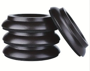 Musical instrument: Black Satin Castor Cups for Upright Piano