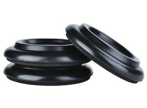 Wooden Grand Piano Castor Cups, Satin Black