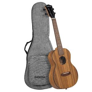 Cascha Tenor Ukulele Zebra Wood