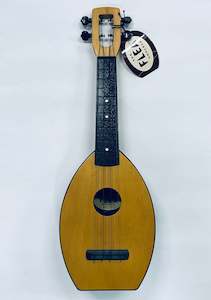 Flea Shape Soprano Ukulele, Natural Finish