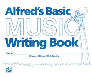 Alfred's Basic Music Writing Book-Manuscript