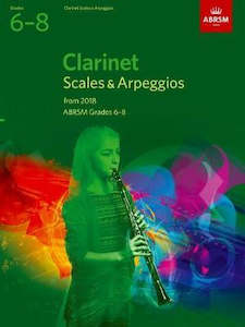 ABRSM Clarinet Scales G6-8/18