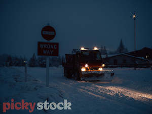 Commercial photography: Snowplow III