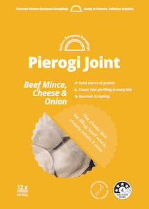 Mince, Cheese and Onion Pierogi