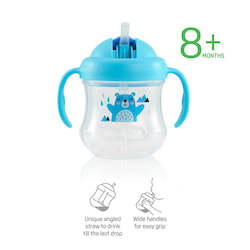 Mag Mag Straw Cup - Matte Blue Bear