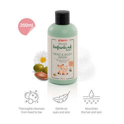 Natural Botanical Baby Head & Body Wash 200ml