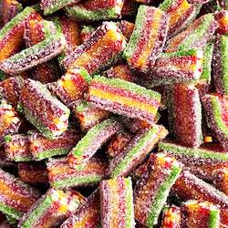 Confectionery: Sour Rainbow Bricks