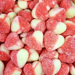 Sour Raspberry Hearts