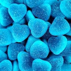 Jelly Filled Blue Hearts