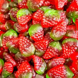 Confectionery: Gummy Strawberries