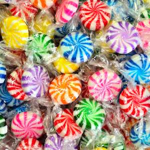 Colourful Pinwheel Mints