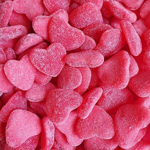 Sugared Strawberry Hearts