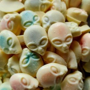 Filled White Choc Aliens