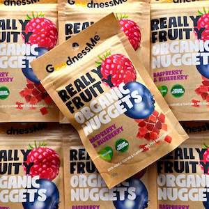 Confectionery: Really Fruity Organic Nuggets - Raspberry/Blueberry