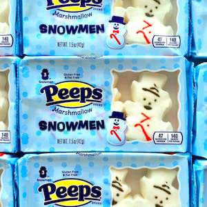 Peeps Marshmallow Snowmen