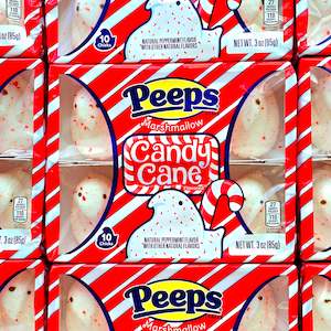 Peeps Marshmallow Candy Cane Chicks