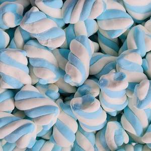 Mini Blue Marshmallow Twists