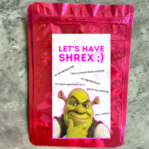 Confectionery: Shrek Pick Up Line Mix Bag