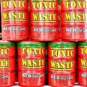 Toxic Waste Sour Candy - Red