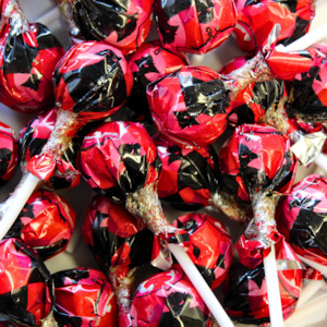 Confectionery: Vampire Blood Lollipops (Bag of 5)