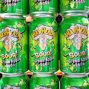 Warheads Sour Green Apple Soda