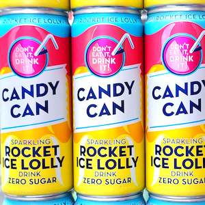 Candy Can Rocket Ice Lolly - 330ml