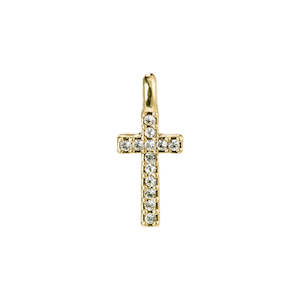 Charms: Charms Cross Pendant - Gold Plated