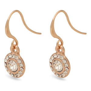 Gold Jewellery: Clementine Pi Earrings - Gold Plated