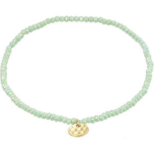 Indie Bracelet - Gold Plated - Green