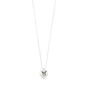 Sophia Recycled Heart Necklace - Silver Plated