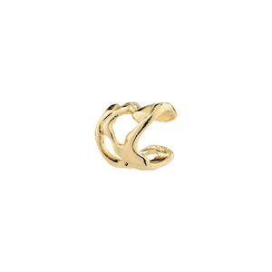 Zena Recycled Ear Cuff - Gold Plated