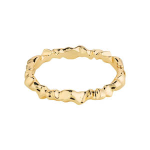 Gold Jewellery: Sunset Recycled Bracelet - Gold Plated