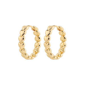 Maeve Recycled Hoop Earrings - Gold Plated