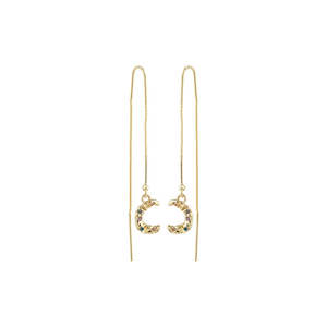 Remy Recycled Chain Earrings - Gold Plated