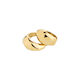 Dune Recycled Rings 2 In A Set - Gold Plated