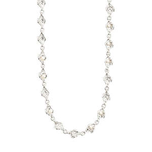 Inaya Recycled Necklace - Silver Plated