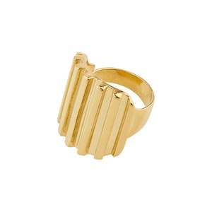 Laurel Recycled Ring - Gold Plated