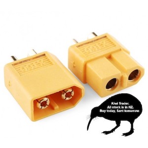 Nylon XT60 Connectors Male/Female per pair. ON SPECIAL