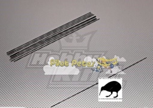 Pet: Metal Push Rods M2.2 thread 1 end. Length 22cm approx