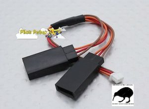 JST(Molex)1.0mm Male to 2 x JR Female Y Lead