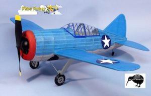 Dumas Brewster F2A-3 Buffalo 30″ Span laser cut kitset. 20% OFF DUMAS AND GUIL…