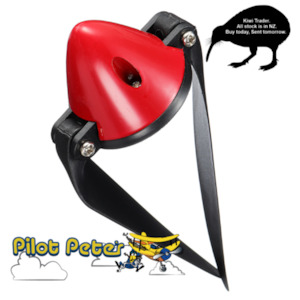 Folding Propeller 10×6. Suits 3.17mm diameter shaft. Red