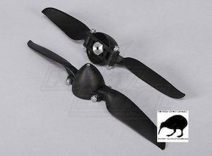 Folding Propeller. 11×6 (Alloy Hub) for 4mm shaft