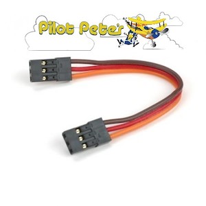 10 cm servo lead. Male / Male