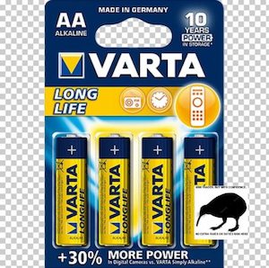 4 pack of quality Alkaline AA Batteries