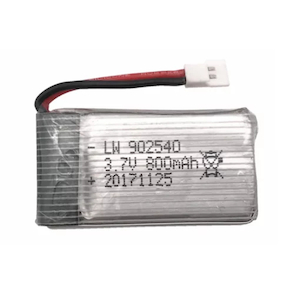 LiPo battery 800 mAh 3.7v. Common XH2.54 connector