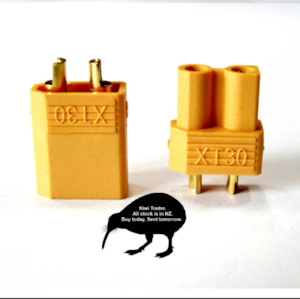 XT30 Connectors for 30A Continuous. Made by Amass. ON SPECIAL