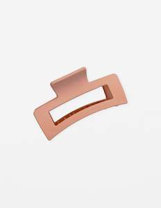 Stella + Gemma Hair Claw - Rectangle Peach