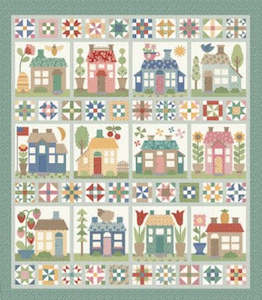 Home Town plastic templates by Lori Holt