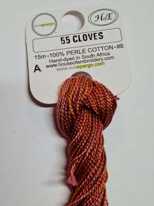 House Of Embroidery Threads Sue Spargo: 55A Cloves House of Embroidery P8